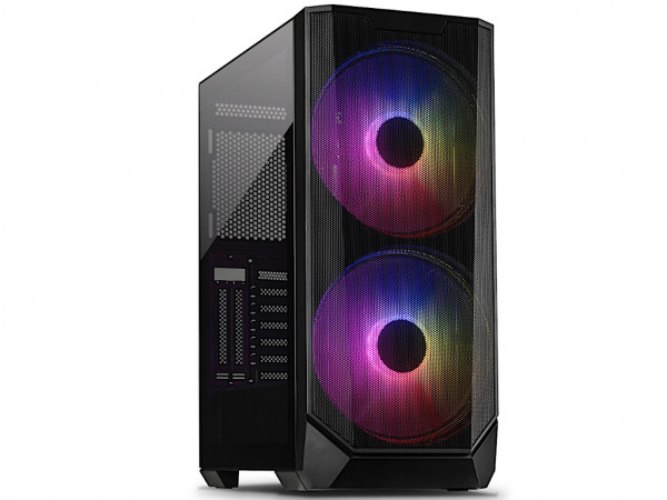 Inter-Tech Kućište IT-3503 Air stream ATX RGB Mini-ITX Gaming bez napajanja, crna (88881353)  IT KOMPONENTE I PERIFERIJA