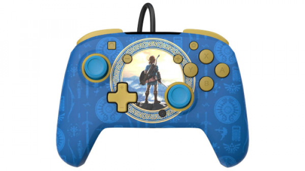 Nintendo Switch Wired Controller Rematch - Hyrule Blue GAMING 