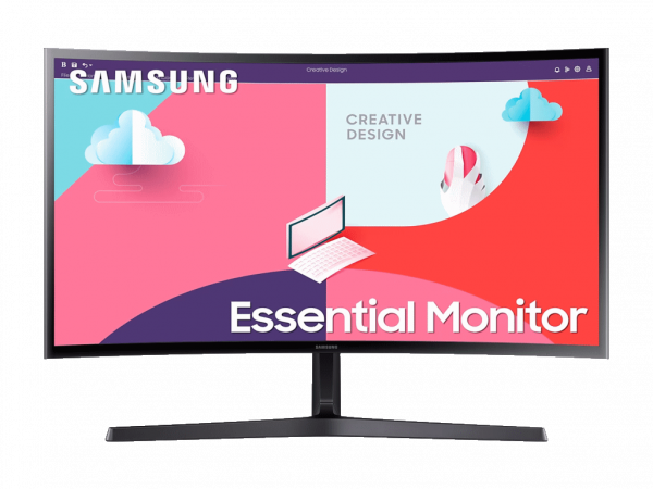 Samsung Monitor LS27C366EAUXEN 27'' VA, zakrivljen 1920x1080 75Hz 4 ms GtG VGA, HDMI Freesync VESA MONITORI