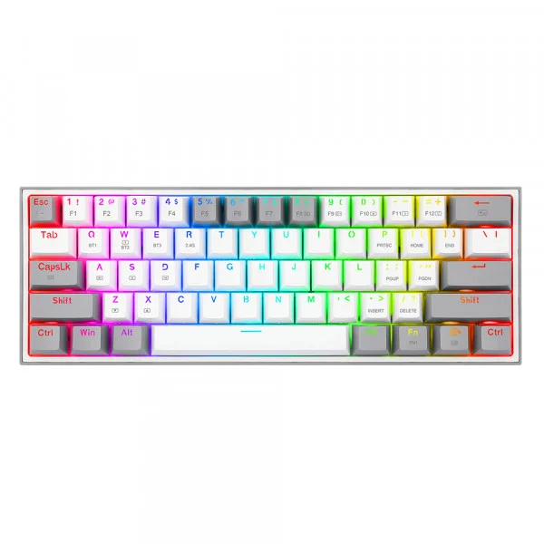 Redragon Fizz Pro White/Grey K616 RGB Wireless/Wired Mehanička gejmerska tastatura IT KOMPONENTE I PERIFERIJA