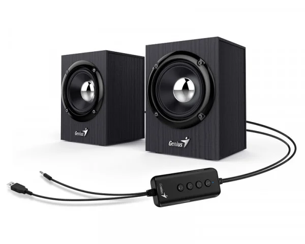 GENIUS SP-HF385BT wood zvučnici crno sivi IT KOMPONENTE I PERIFERIJA