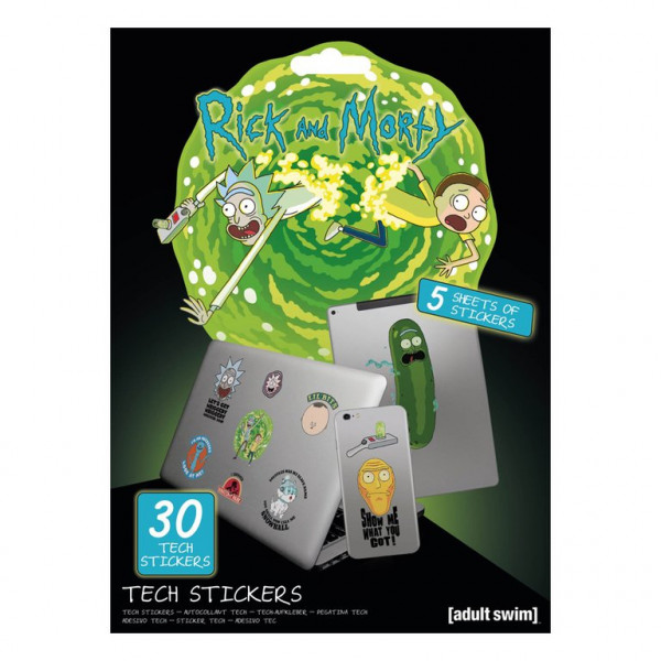 Rick and Morty (Adventures) Tech Stickers MERCHANDISE