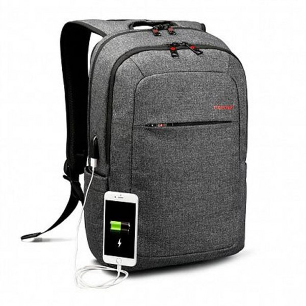 Tigernu Ranac za laptop T-B3090U USB 15.6'' Black Grey LAPTOP  I DESKTOP RAČUNARI