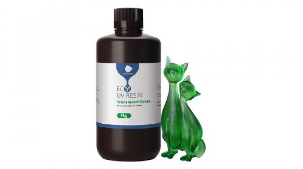 Plant-Based UV Resin+ 1kg - Tran Green ŠTAMPAČI I SKENERI