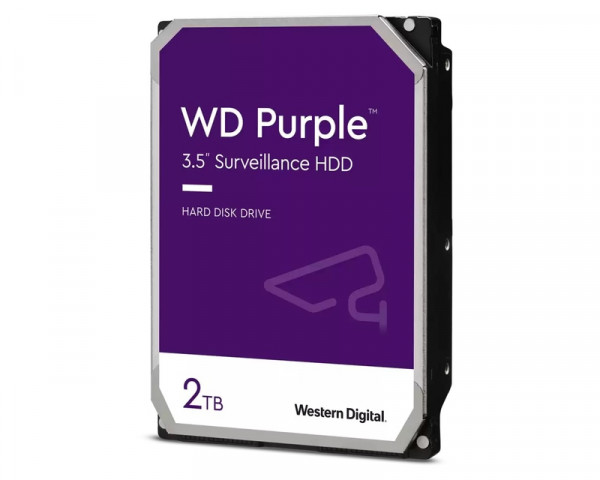 WD 2TB 3.5'' SATA III 64MB IntelliPower WD23PURZ Purple IT KOMPONENTE I PERIFERIJA