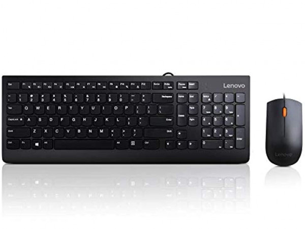 Lenovo Tastatura+miš 300 žični set US103P, crna (GX30M39606)  IT KOMPONENTE I PERIFERIJA