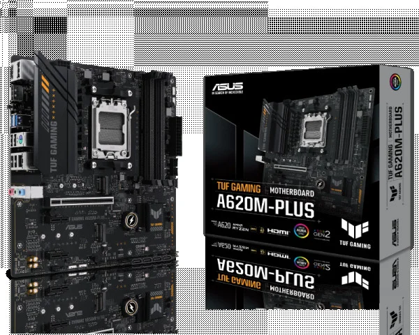 ASUS TUF GAMING A620M-PLUS IT KOMPONENTE I PERIFERIJA