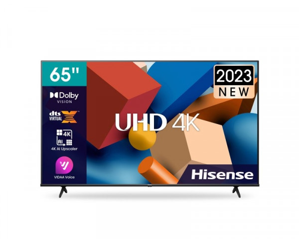 HISENSE 65'' 65A6K LED 4K UHD Smart TV TV, AUDIO,VIDEO