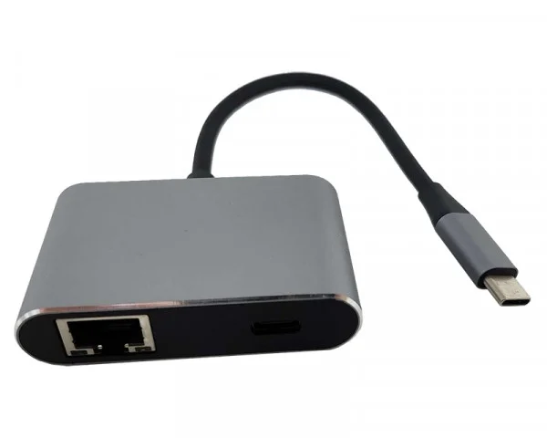 FAST ASIA Adapter-konvertor TIP C na 2xUSB 3.0+TIP C+RJ45 IT KOMPONENTE I PERIFERIJA