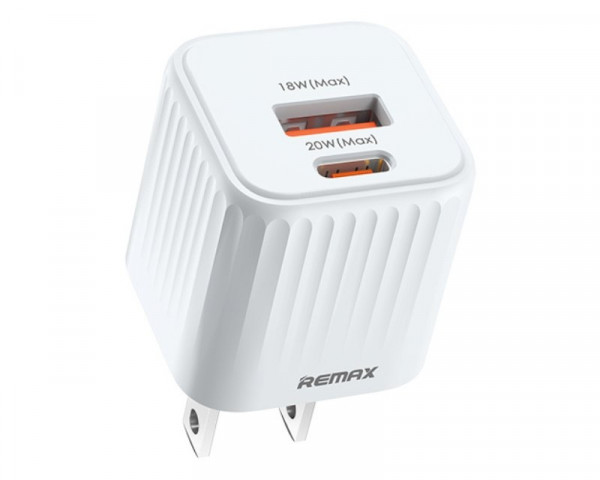 REMAX Strujni Fast punjač 1xUSB3.0+1 xTIP C 20W RP-U2, beli MOBILNI TELEFONI I TABLETI