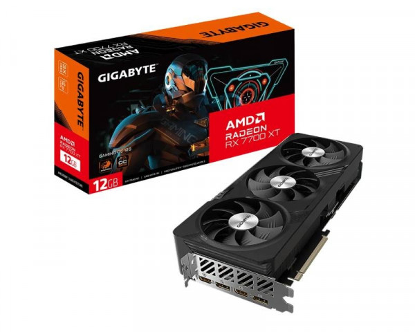 GIGABYTE AMD Radeon RX 7700 XT 12GB 192bit GV-R77XTGAMING OC-12GD IT KOMPONENTE I PERIFERIJA