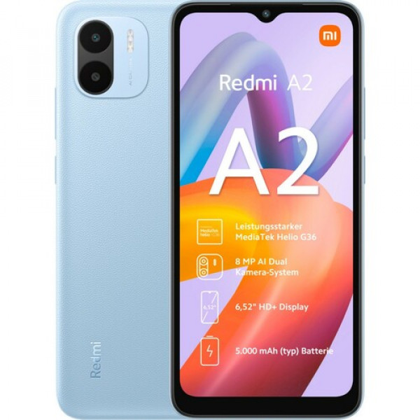 Xiaomi Smartphone Redmi A2 3GB 64GB, plava (MZB0F05EU)  MOBILNI TELEFONI I TABLETI