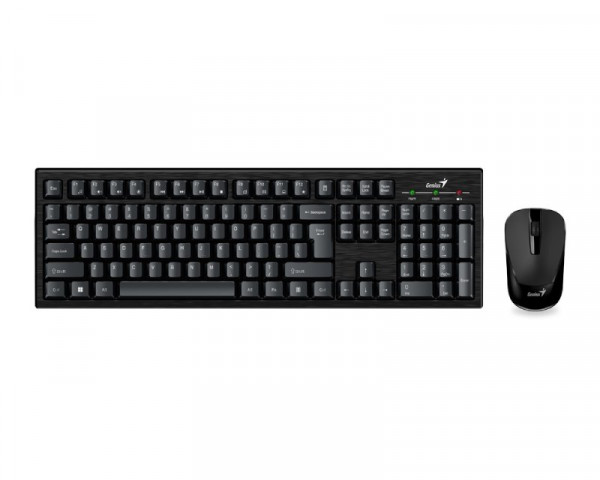 GENIUS Smart KM-8101 Wireless USB YU crna tastatura + miš IT KOMPONENTE I PERIFERIJA