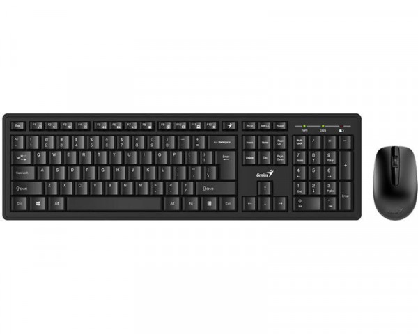 GENIUS Smart KM-8200 Wireless USB US crna tastatura + miš IT KOMPONENTE I PERIFERIJA