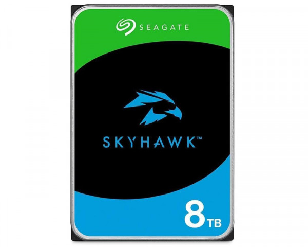 SEAGATE 8TB 3.5 inča SATA III 256MB ST8000VX010 SkyHawk Surveillance IT KOMPONENTE I PERIFERIJA