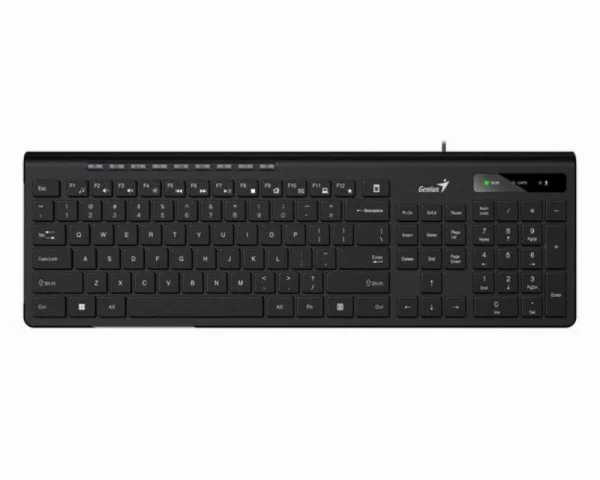 GENIUS Slimstar 230II USB US crna tastatura IT KOMPONENTE I PERIFERIJA