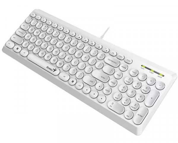 GENIUS Slimstar Q200 USB YU bela tastatura IT KOMPONENTE I PERIFERIJA