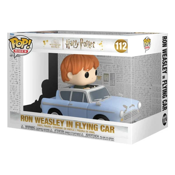 Funko POP Ride Sup DLX: HP CoS 20th - Ron /w Car GAMING 