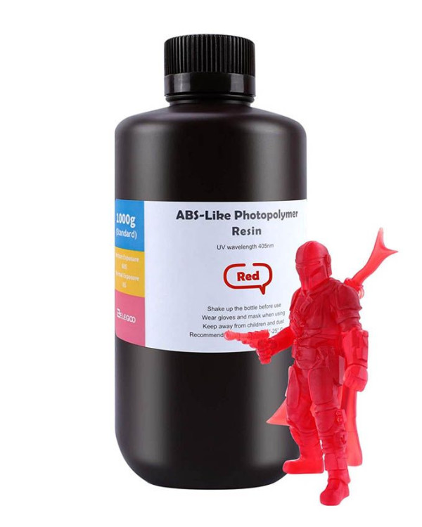 ABS-like Resin 1000g Clear Red ŠTAMPAČI I SKENERI