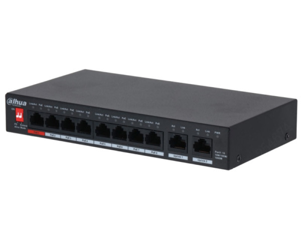 DAHUA PFS3010-8GT-96-V2 8port Ethernet PoE switch IT KOMPONENTE I PERIFERIJA