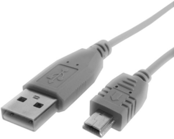 FAST ASIA Kabl USB A - USB Mini-B MM 1.8m sivi IT KOMPONENTE I PERIFERIJA