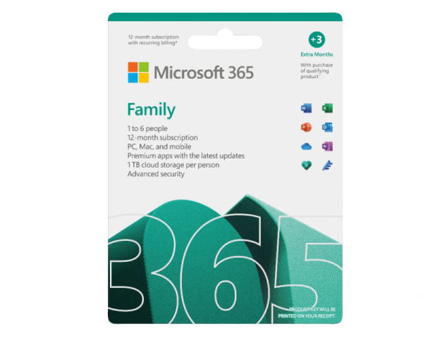 MICROSOFT Microsoft 365 Family 32bit64bit (6GQ-01890)  IT KOMPONENTE I PERIFERIJA