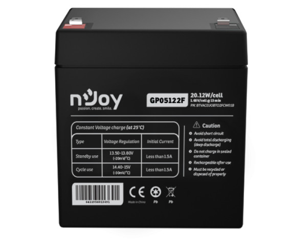 NJOY GP05122F baterija za UPS 12V 5Ah (BTVACEUOBTO2FCW01B) IT KOMPONENTE I PERIFERIJA