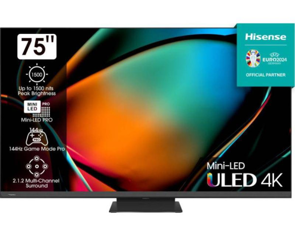 HISENSE 75'' 75U8KQ Mini-LED ULED 4K UHD Smart TV TV, AUDIO,VIDEO