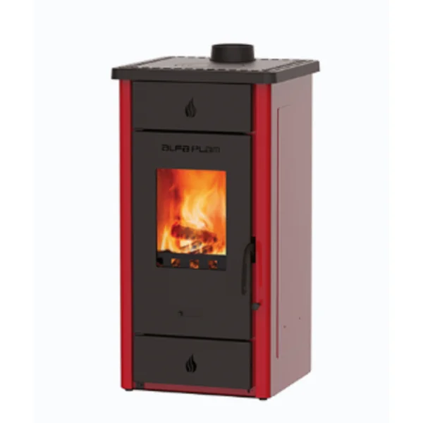 Alfa Elita III ECO, crvena, peć na čvrsto gorivo GREJANJE I KLIMATIZACIJA