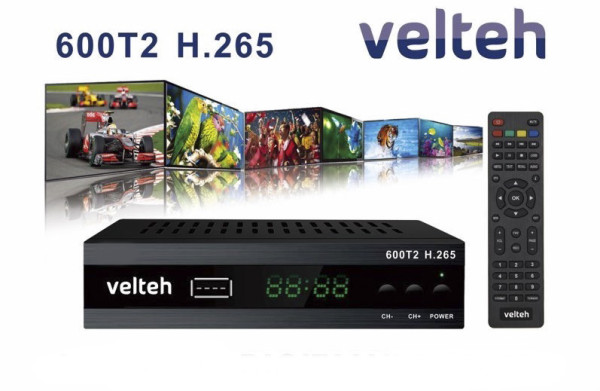 VELTEH 600 T2 H.265 RISIV TV, AUDIO,VIDEO