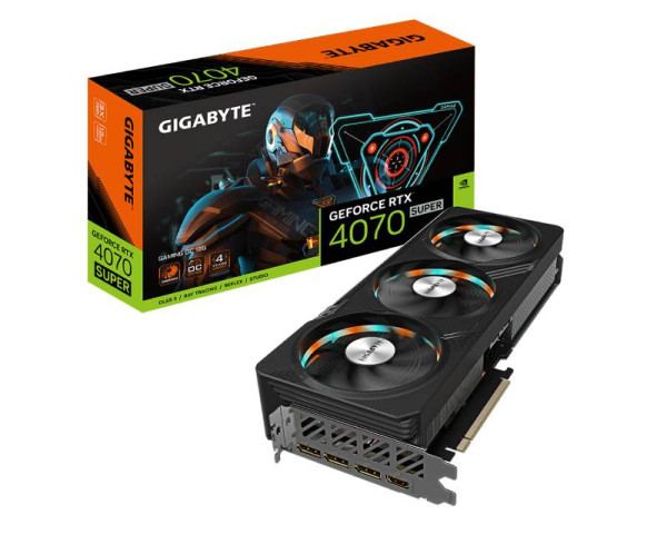 GIGABYTE nVidia GeForce RTX 4070 SUPER GAMING 12GB GV-N407SGAMING OC-12GD grafička karta IT KOMPONENTE I PERIFERIJA