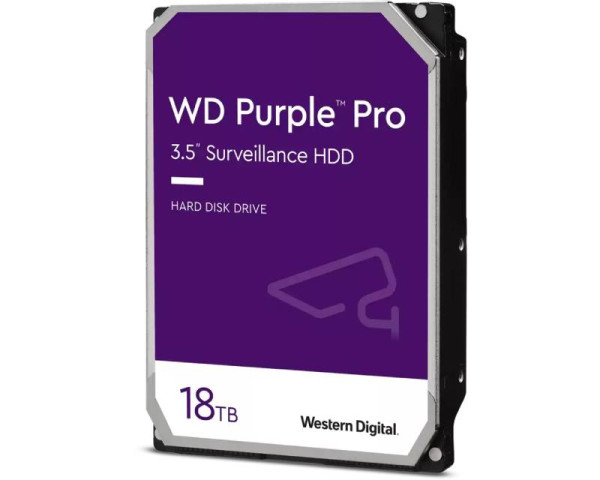 WD 18TB 3.5 inča SATA III 512MB IntelliPower WD181PURP Purple Pro hard disk IT KOMPONENTE I PERIFERIJA