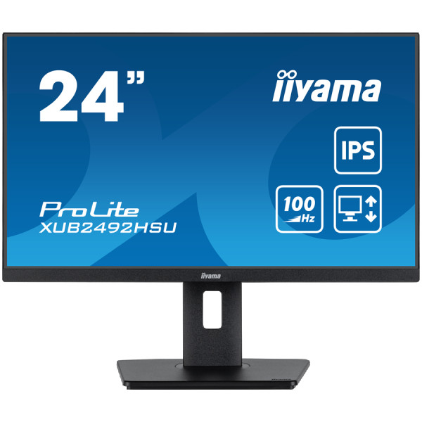 IIYAMA Monitor LED XUB2492HSU-B6 24'' IPS 1920 x 1080 @100Hz 250 cdm˛ 1300:1 0.4ms MONITORI