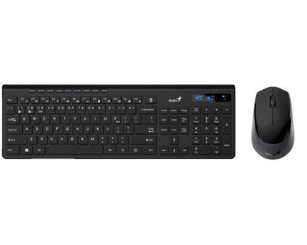 GENIUS SlimStar 8230 Wireless USB YU crna tastatura+ miš  IT KOMPONENTE I PERIFERIJA