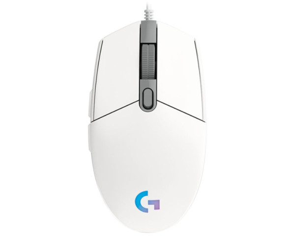 LOGITECH G102 Lightsync gaming beli miš  GAMING 