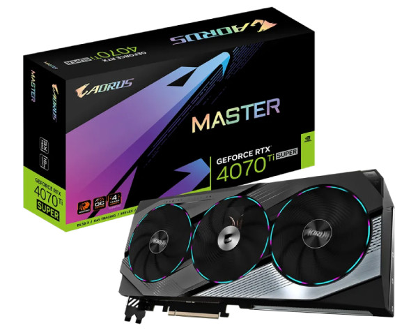 GIGABYTE nVidia GeForce RTX 4070 Ti SUPER MASTER 16GB GV-N407TSAORUS M-16GD grafička karta IT KOMPONENTE I PERIFERIJA