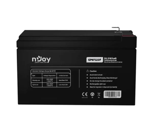 NJOY GP07122F baterija za UPS 12V 7Ah (BTVACGUOBTG2FCW01B)  IT KOMPONENTE I PERIFERIJA