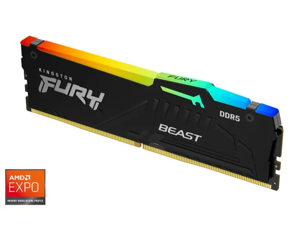 Kingston Memorija FURY BEAST KF556C36BBEA/16 16GB DIMM DDR5 5600MHz crna IT KOMPONENTE I PERIFERIJA