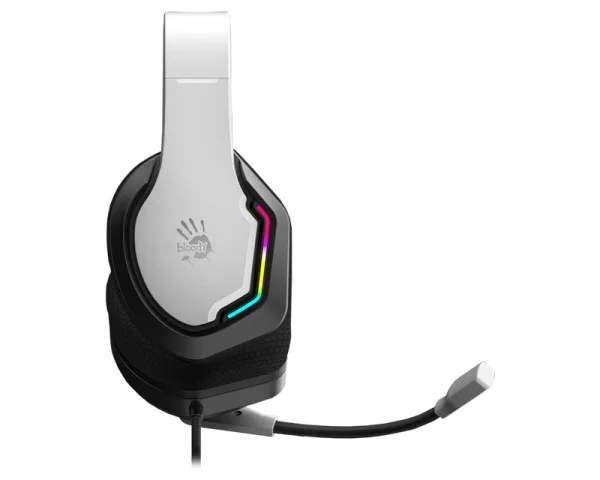 A4 TECH G260P Bloody Neon Gaming 3.5mm & USB bele slušalice  IT KOMPONENTE I PERIFERIJA