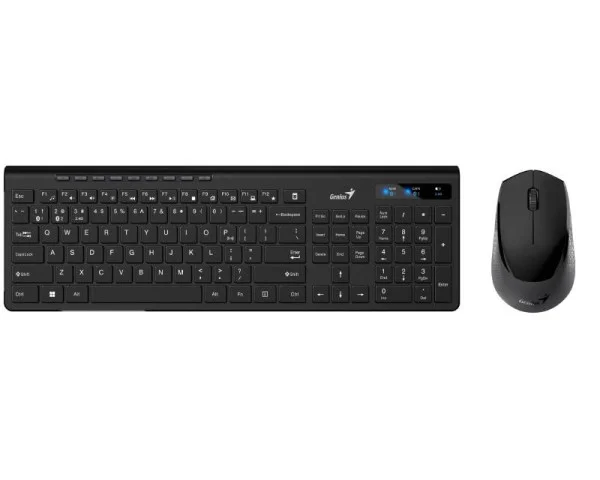 GENIUS SlimStar 8230 Wireless USB US crna tastatura+ miš  IT KOMPONENTE I PERIFERIJA