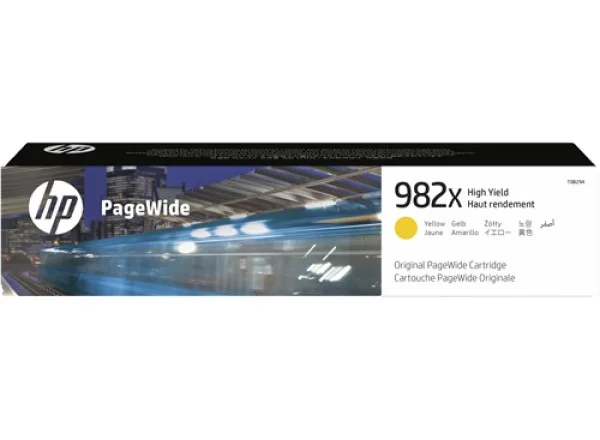 HP 982X High Yield Yellow Original PageWide Cartridge (T0B29A) LAPTOP  I DESKTOP RAČUNARI