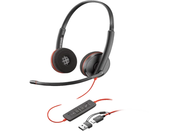 HP Slušalice Poly BW 3220 Stereo USB-C HS +USB-CA crna (8X228AA)  IT KOMPONENTE I PERIFERIJA