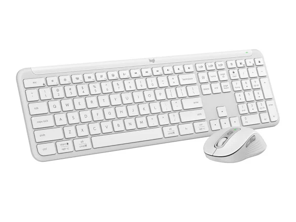 LOGITECH MK950 Wireless Desktop White US tastatura + miš  IT KOMPONENTE I PERIFERIJA