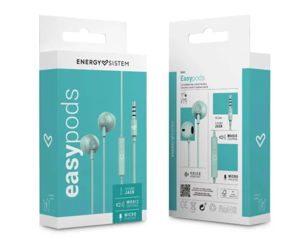 ENERGY SISTEM EasyPods Mint slušalice (M45931)  IT KOMPONENTE I PERIFERIJA