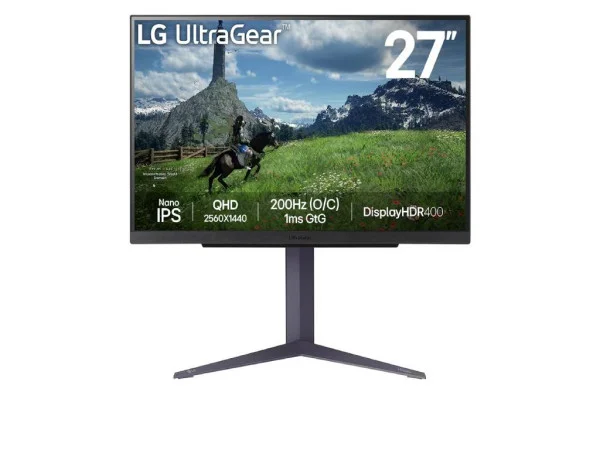 LG Monitor UltraGear 27GS85Q-B 27'' IPS 2560x1440 200Hz 1ms MONITORI