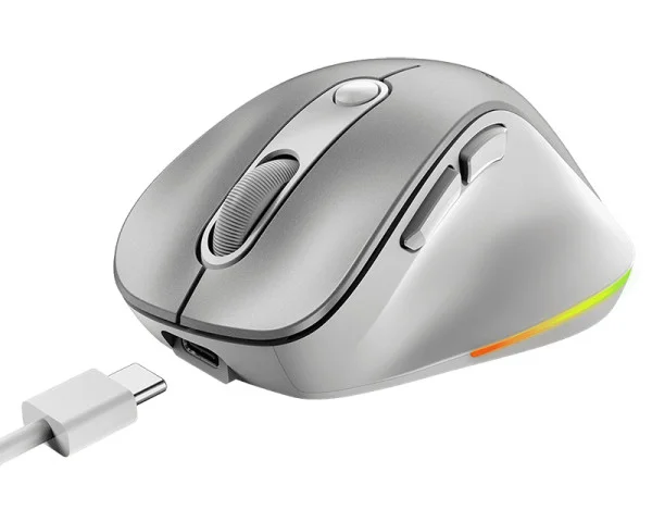 GENIUS Ergo 9000S Pro Silver USB Bežični sivi miš  IT KOMPONENTE I PERIFERIJA