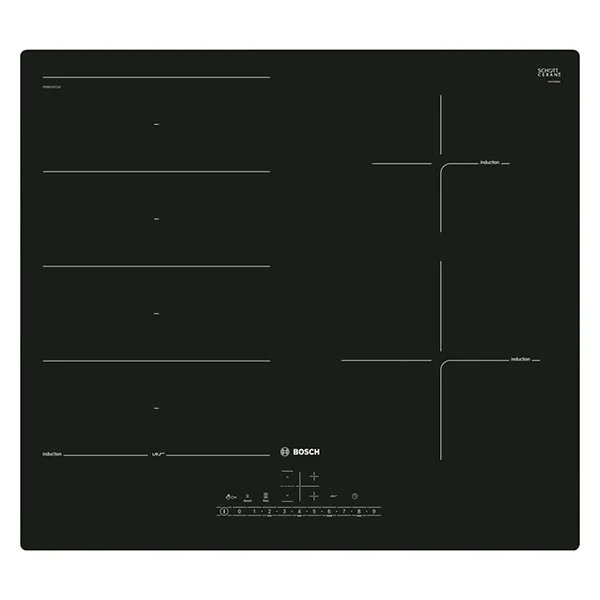 BOSCH PXE601DC1E Indukcijska stakloker. ploča za kuvanje BELA TEHNIKA