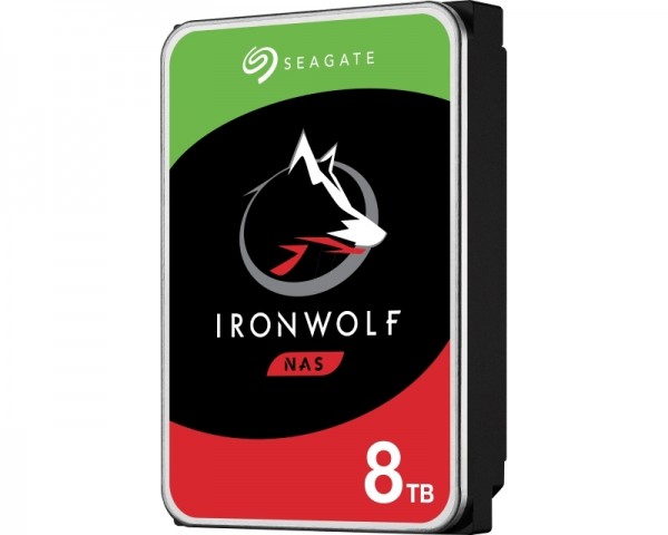 SEAGATE 8TB 3.5'' SATA III 256MB 7.200rpm ST8000VN004 IronWolf IT KOMPONENTE I PERIFERIJA