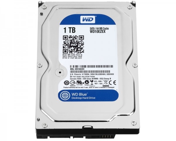 WD 1TB 3.5'' SATA III 64MB 7.200rpm WD10EZEX Blue IT KOMPONENTE I PERIFERIJA