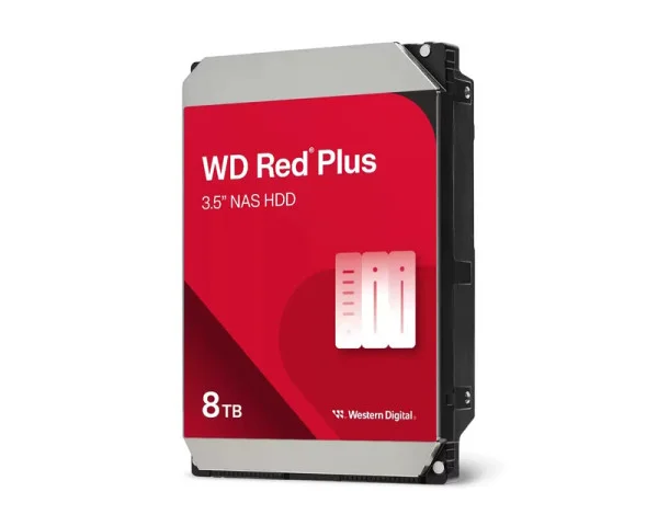 WD 8TB 3.5'' SATA III 256MB IntelliPower WD80EFPX Red Plus hard disk IT KOMPONENTE I PERIFERIJA